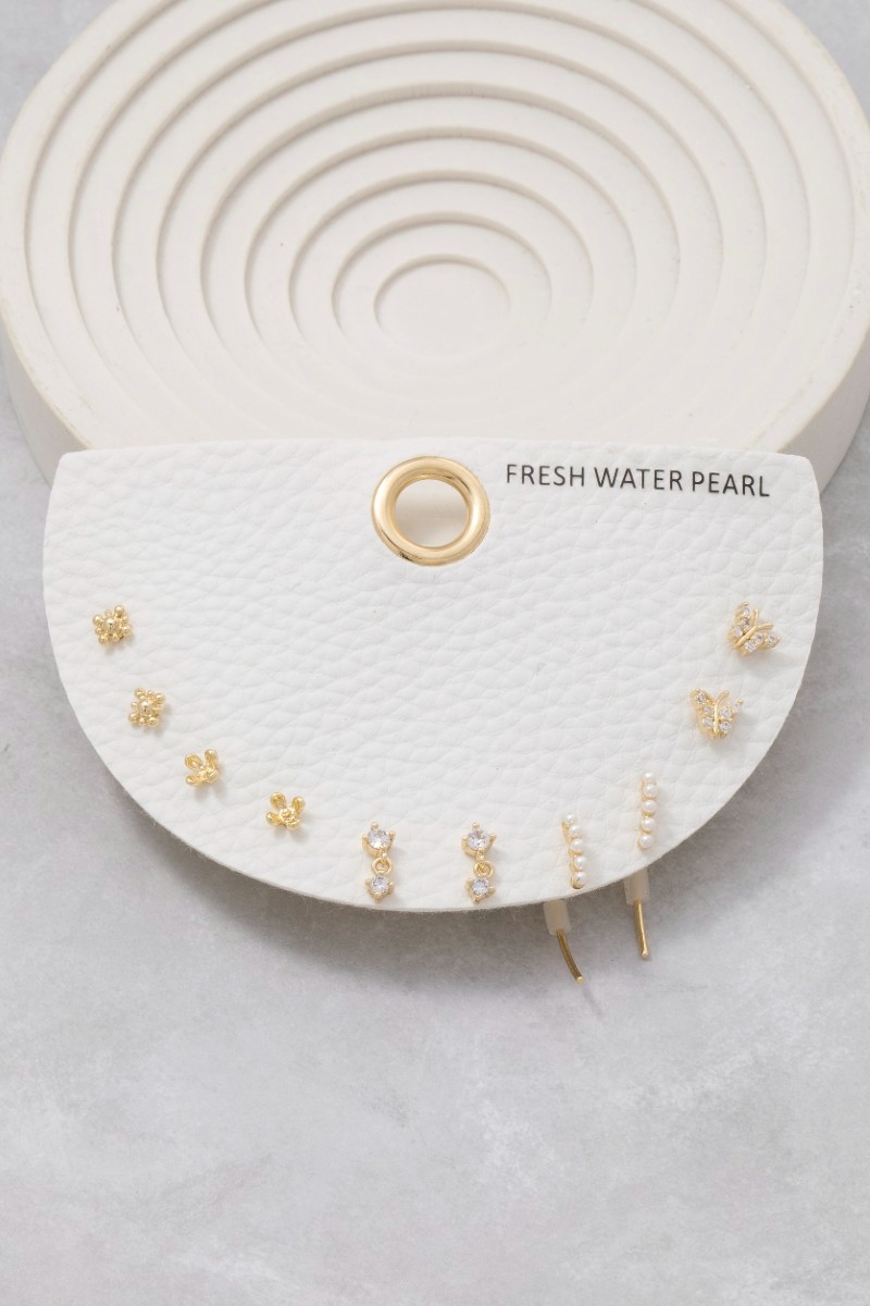 Mixed Dainty Stud Earrings Set