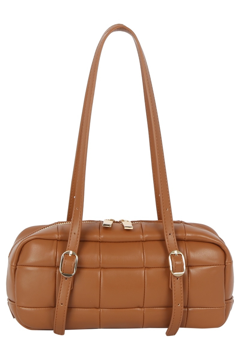 Rectangle Puffy Quilted Shoulder Bag