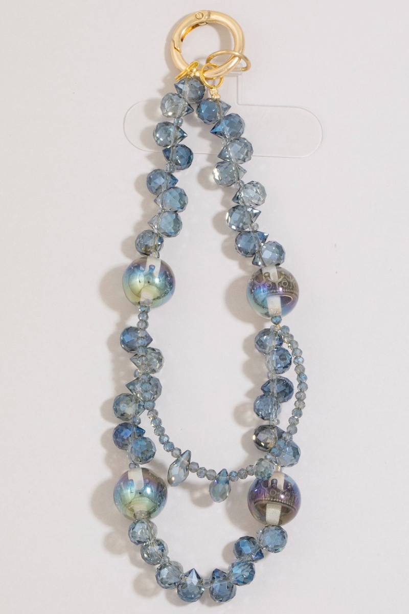 Assorted Crystal Beaded Bag Charm