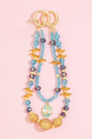 Sea Life Theme Beads Bag Charm