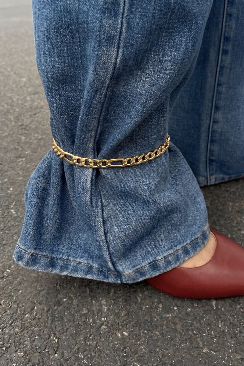 Dainty Curb Chain Link Anklet