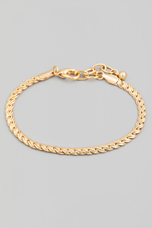 Rope Chain Lobster Clasp Bracelet