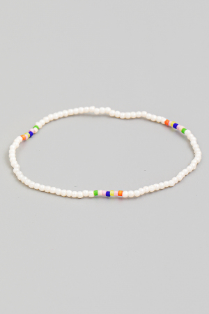 Dainty Mini Beaded Pattern Bracelet
