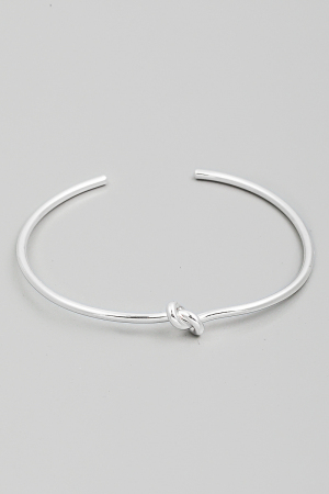 Metallic Knot Cuff Bracelet