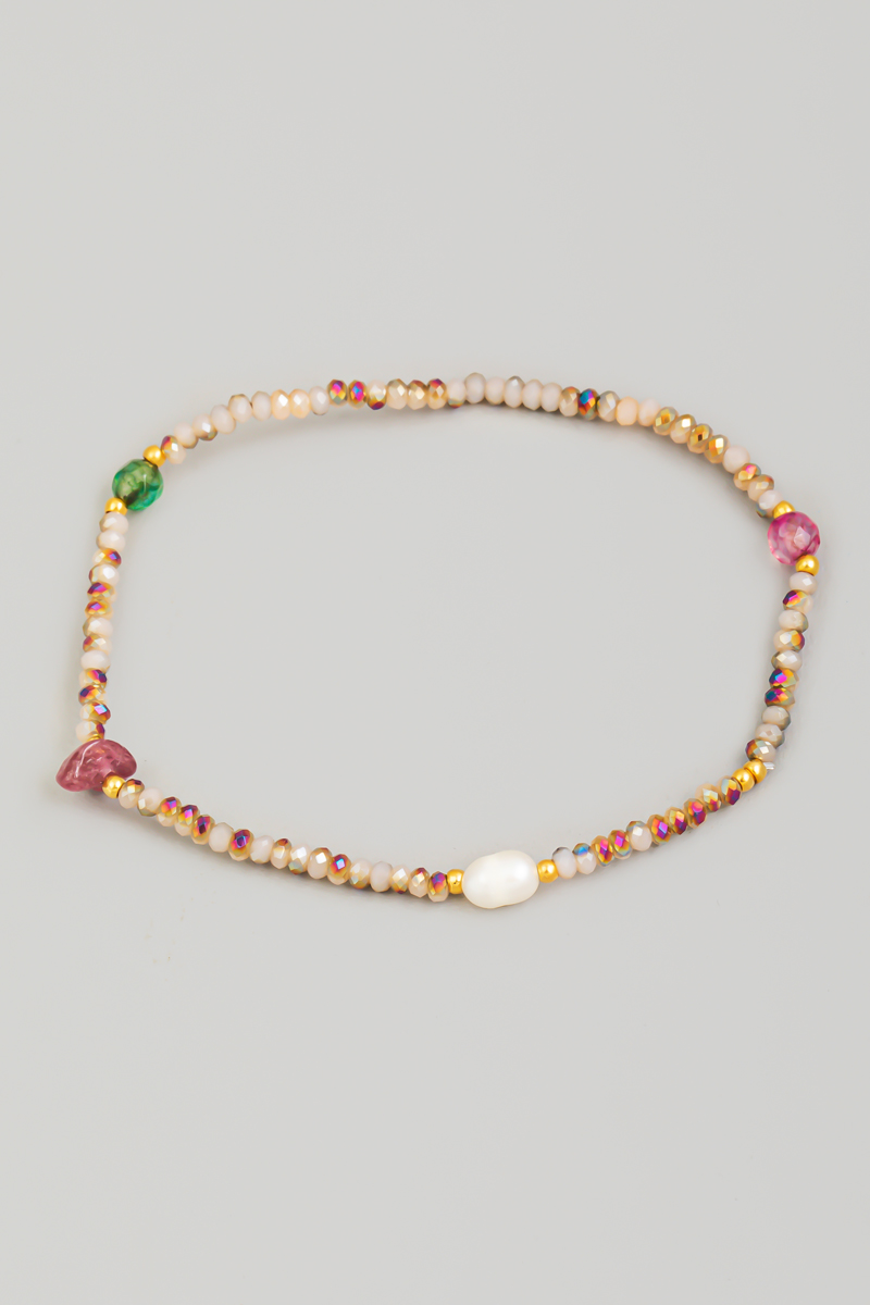 Dainty Beaded Pearl Bracelet