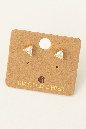 Mini Triangle Stud Earrings