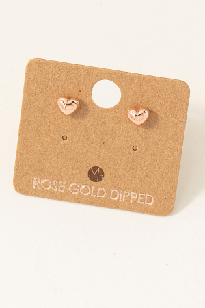 Mini Heart Stud Earrings