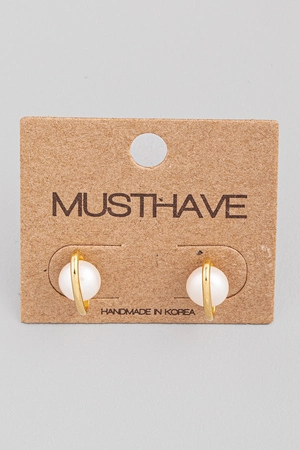 Mini Circle Ball Post Stud Earrings