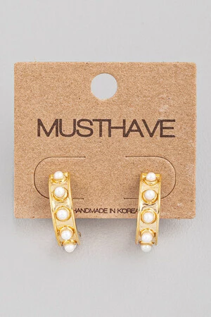 Mini Semi Circle Post Earrings