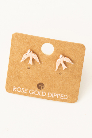 Mini Bird Stud Earrings