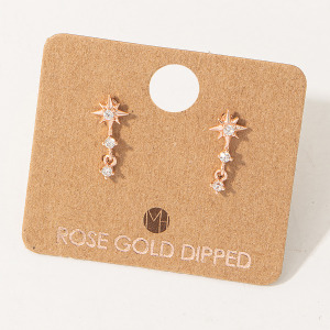 Mini Star Layered Drop Earrings