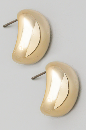 Mini Thick C Hoop Earrings