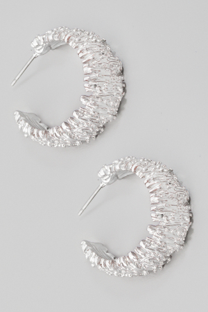 Ornate Hoop Earrings