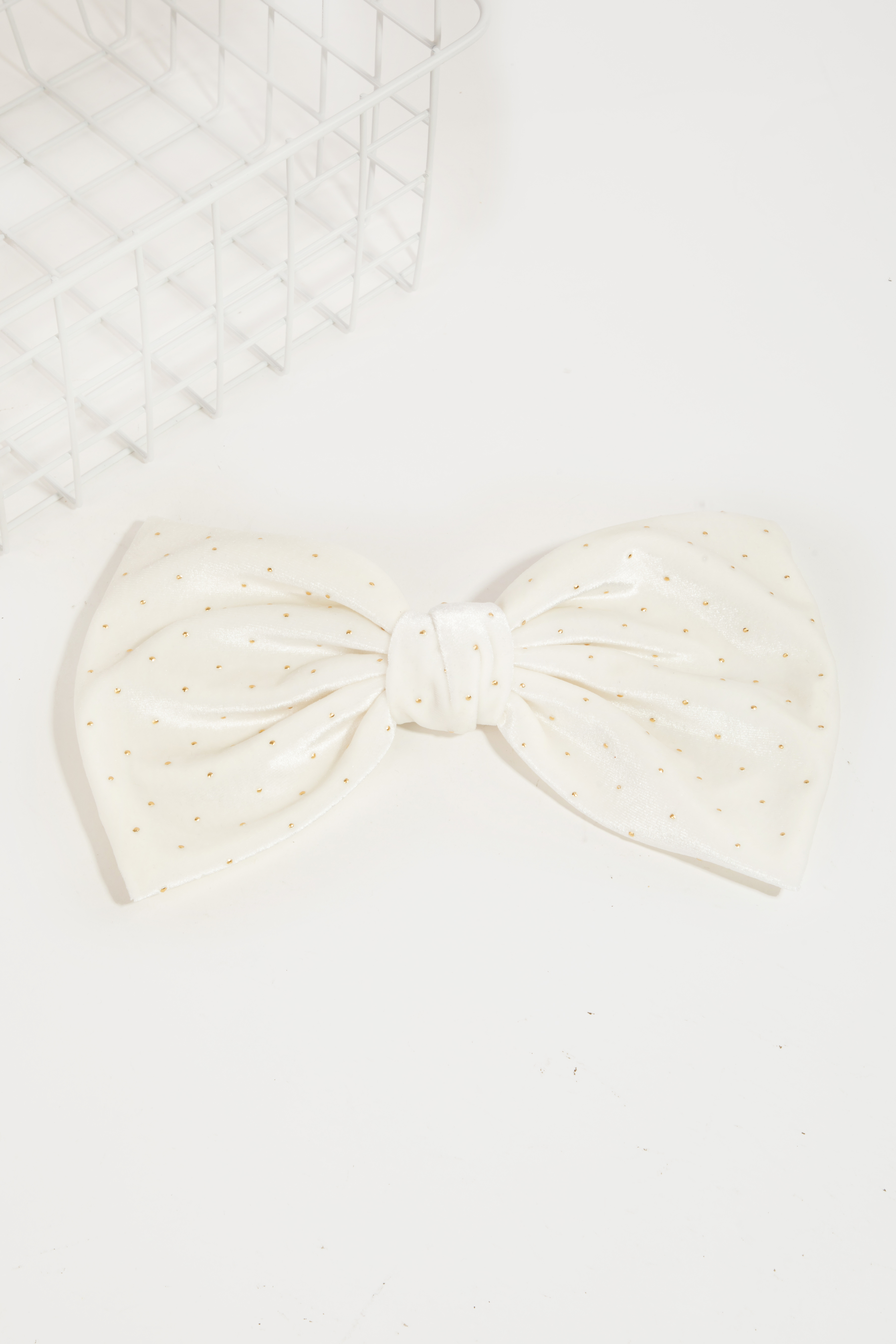 Studded Bow Tie Hair Clip