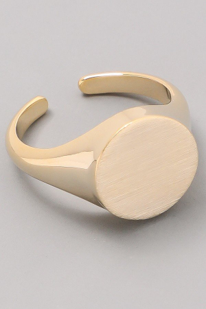Circle Signet Ring