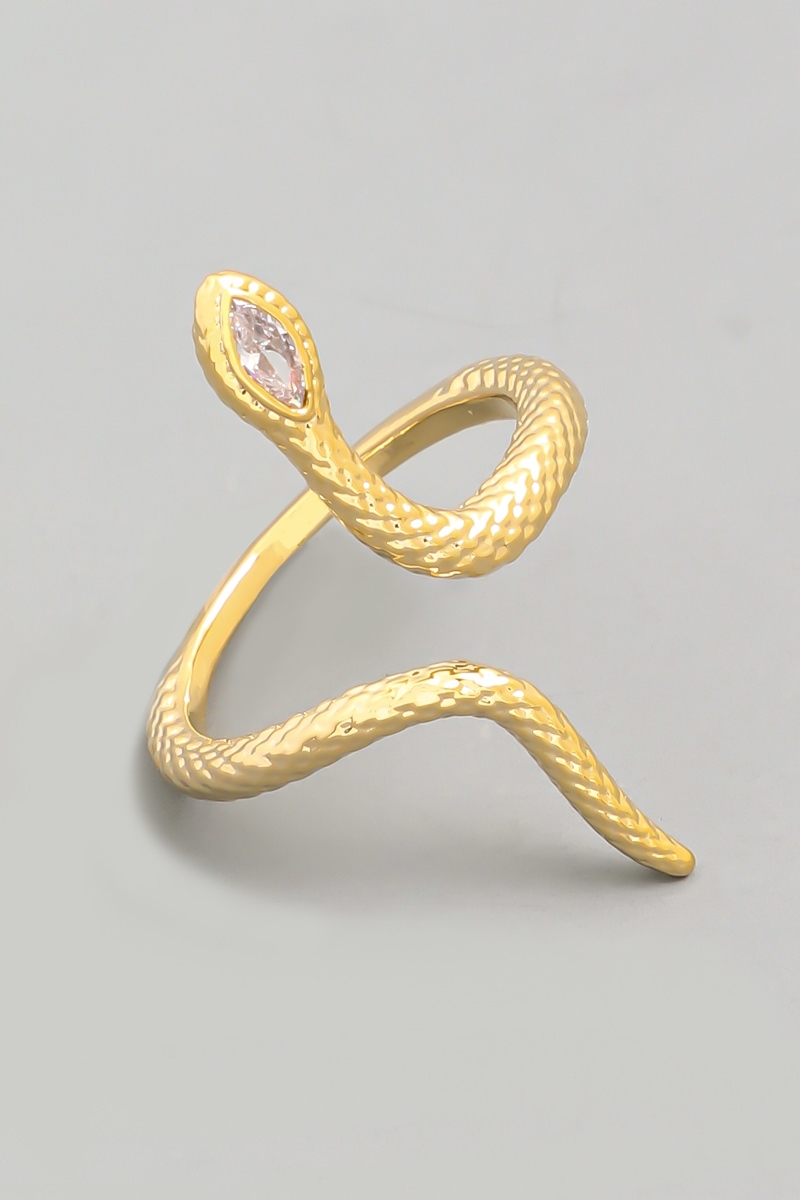 Adjustable Open Snake Ring