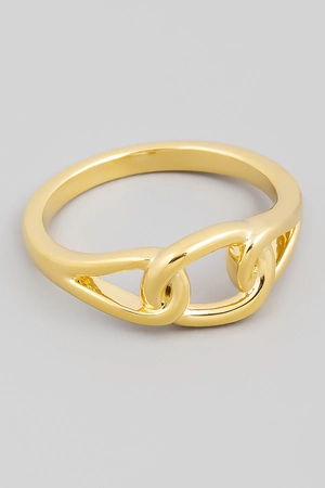 Circle Link Minimalist Fashion Ring
