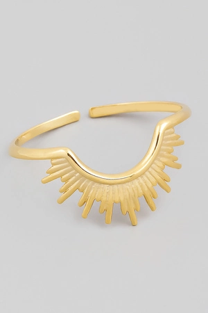 Half Sun Minimalist Ring