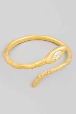 Delicate Snake Design Ring