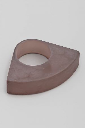 Triangle Resin Fashion Ring