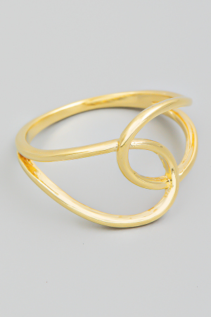 Minimalist Loop Link Fashion Ring