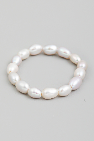 Mini Pearl Beaded Stretch Ring