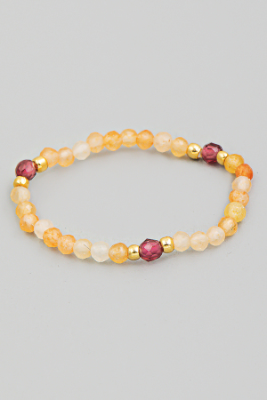 Glass Beaded Stretch Ring