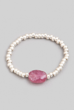 Seed Beaded Stretchable Ring