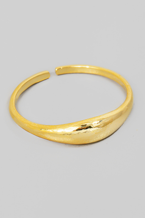 Gold Dipped Gold Dipped Thin Signet Open Band Ring