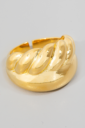 Gold Dipped Gold Dipped Layered Open Band Ring
