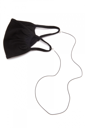 Wire Strap Mask Chain Necklace