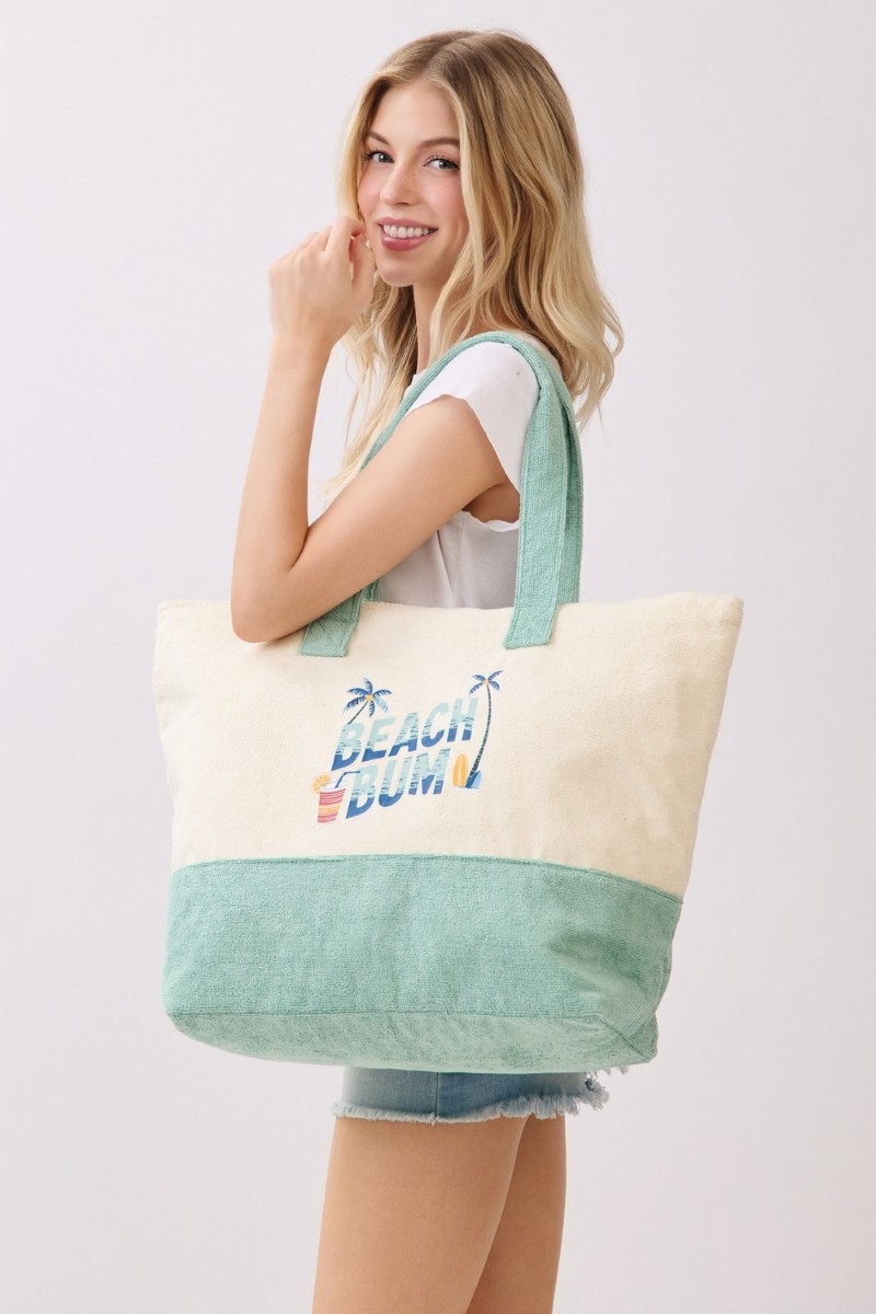 Beach Bum Terry Tote Bag