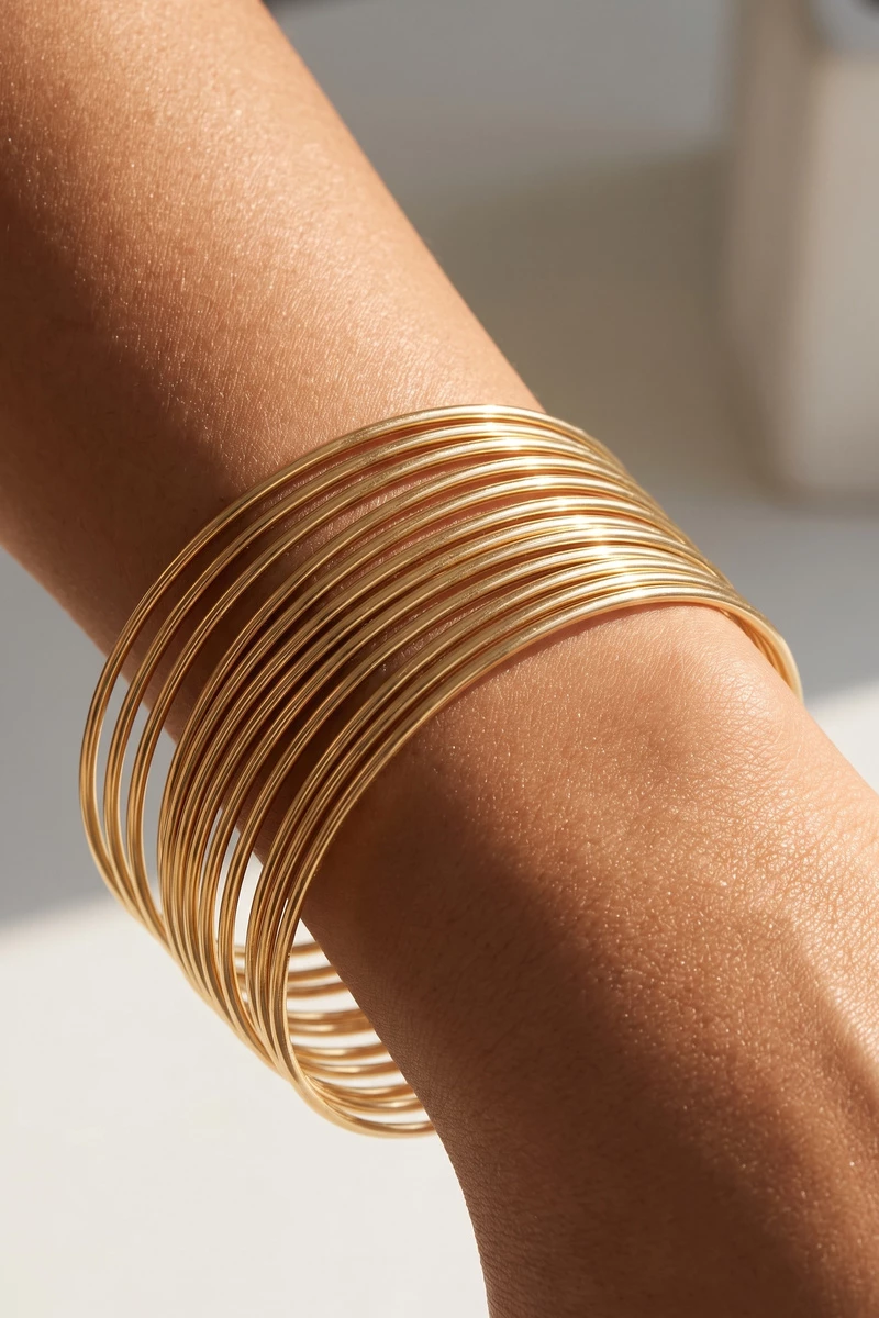 Thin Stacking Bangle Bracelet Set
