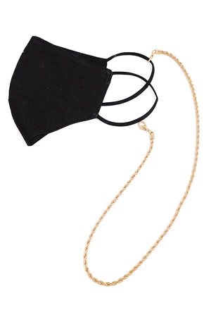 Rope Chain Lobster Clasp Mask Necklace