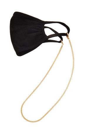 Flat Rope Chain Mask Necklace