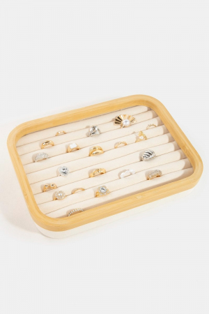 Bracelet Ring Wooden Jewelry Display Box