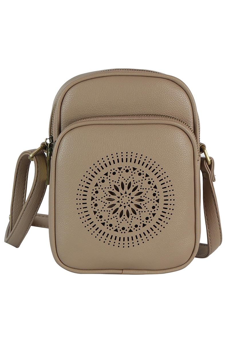 Laser Cut Crossbody Bag