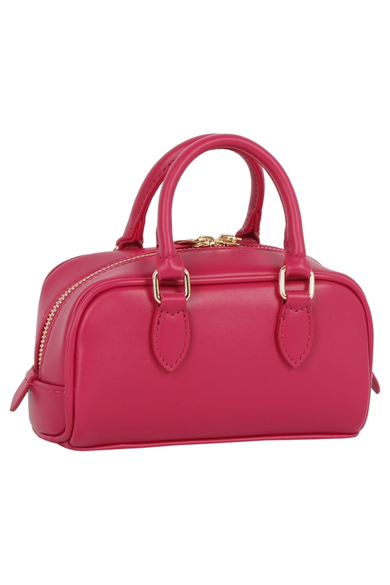 Bag Charm Top Handle Boston Bag