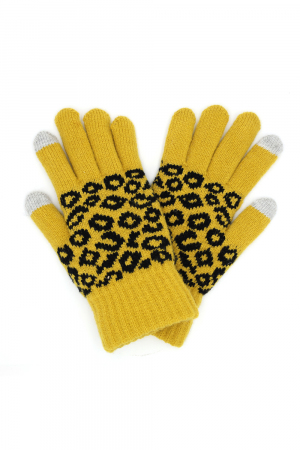 Leopard Print Gloves