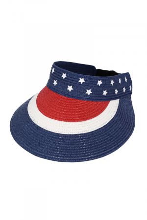 Patriotic American Sun Visor