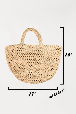 Fame Intricate Braided Wheels Handbag