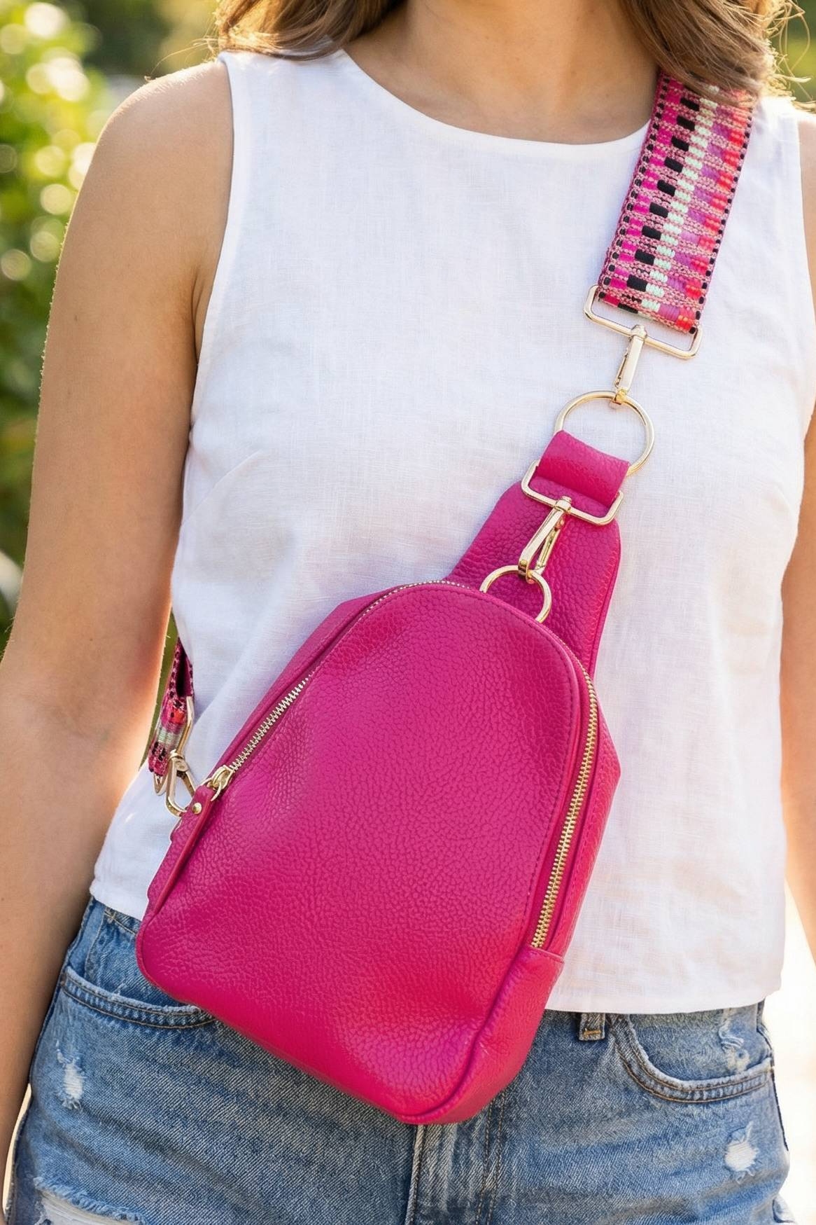 Single Strap Faux Leather Bag