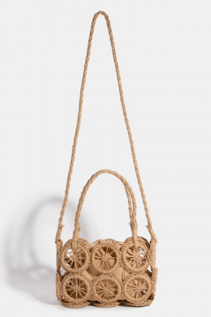 Intricate Braided Wheels Hand Bag