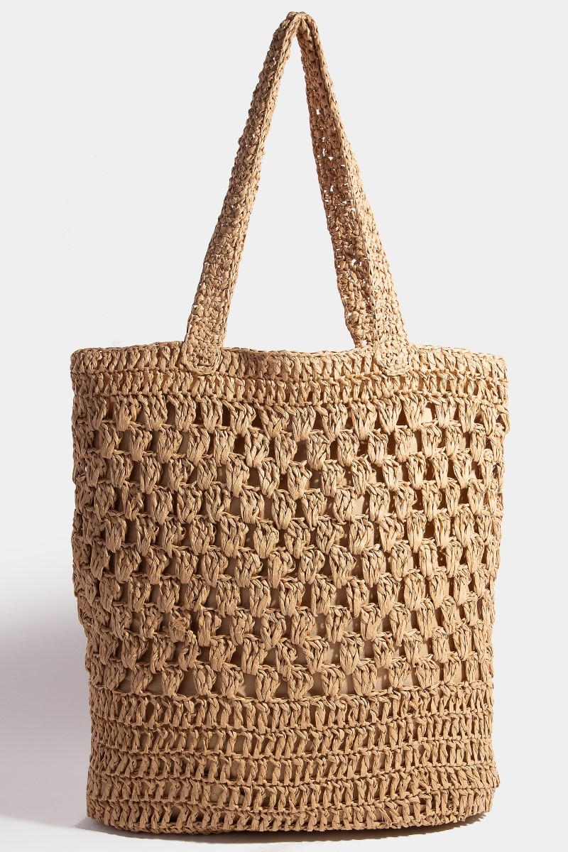 Long Braided Tote Bag