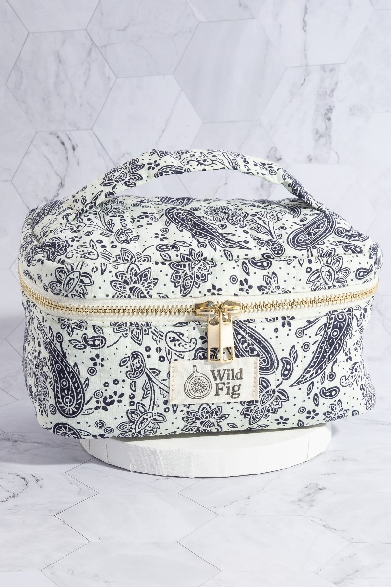 Paisley Pattern Makeup Case Cosmetic Bag