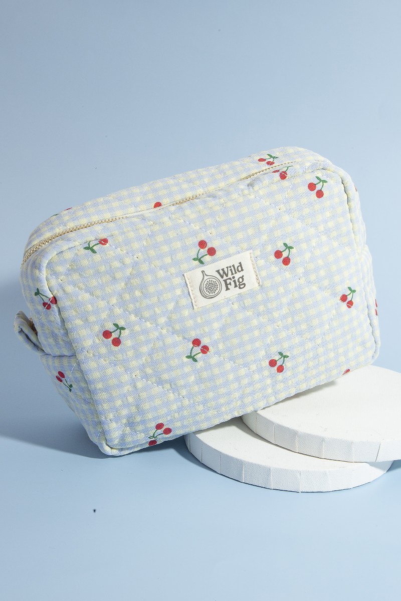 Multi Cherries Cosmetic Bag