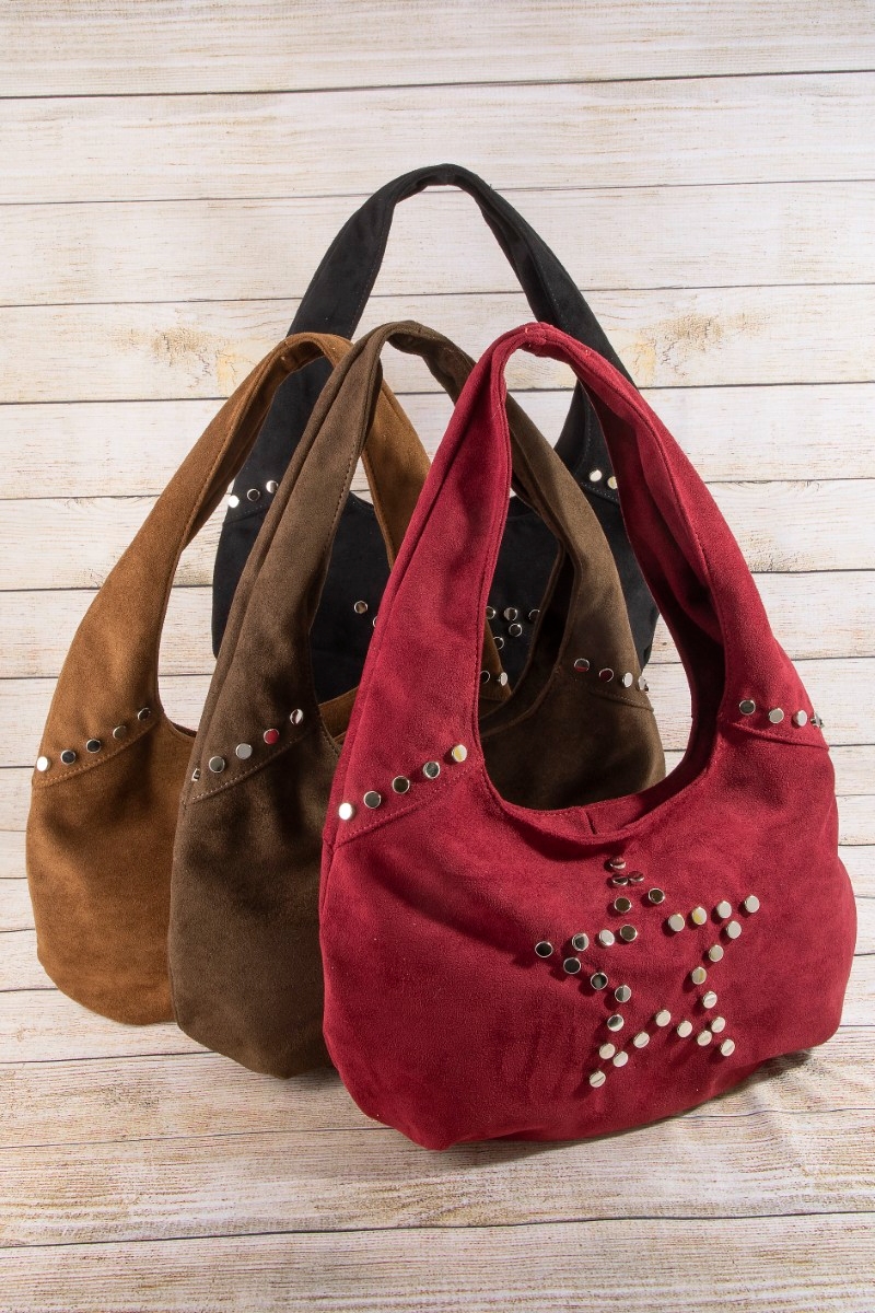 Studded Star Shoulder Bag