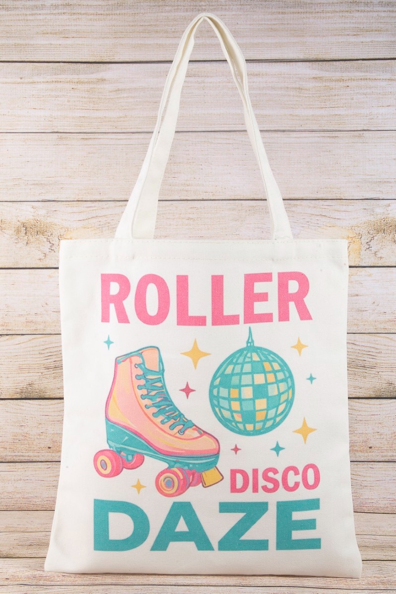 Roller Disco Daze Tote Bag