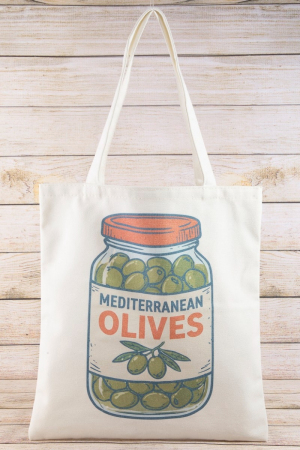 Mediterranean Olives Tote Bag