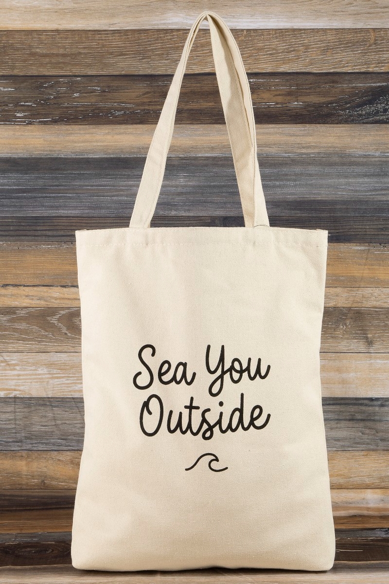See You Outside Tote Bag